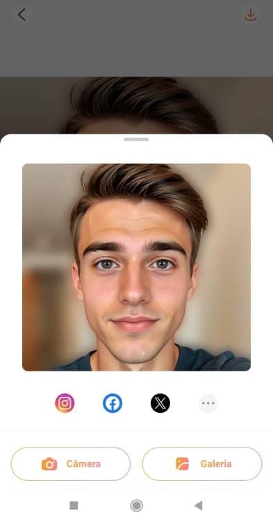 AirBrush Blur Background App Screenshot PT - selfie of a boy 4