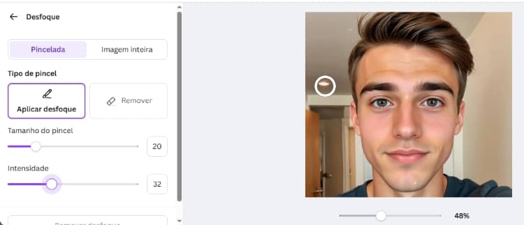 Canva Web Screenshot ES - blur background