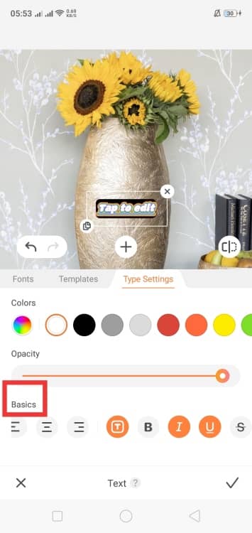 AirBrush Text App Screenshot EN - basics