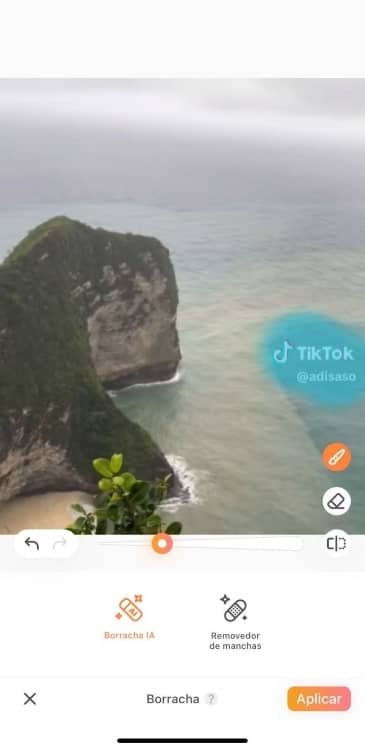 AirBrush Eraser App Screenshot PT - remove watermark highlight
