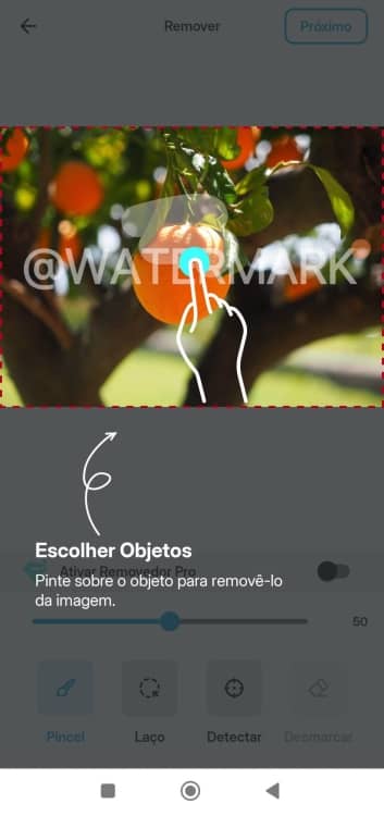 Magic Eraser para Retirar Logotipo Watermark Remover App Screenshot PT