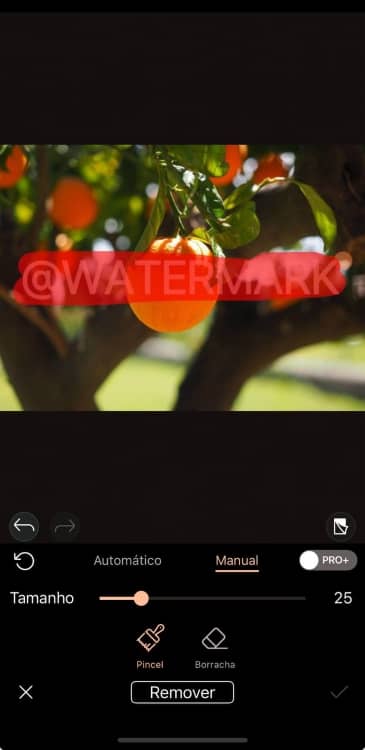PhotoDirector Watermark Remover App Screenshot PT