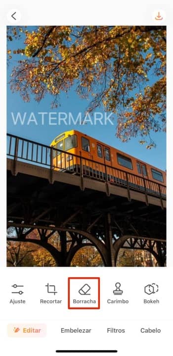 AirBrush App Screenshot PT - remove watermark eraser