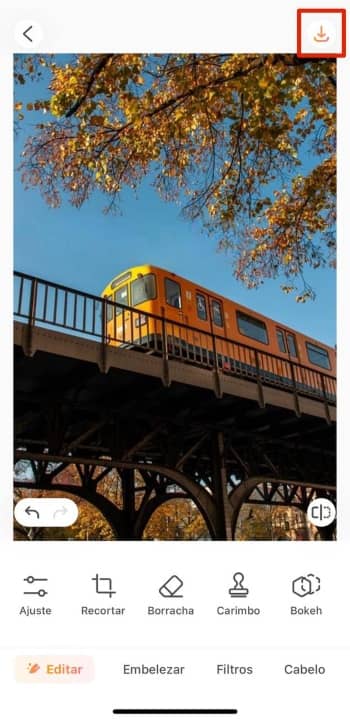 AirBrush App Screenshot PT - remove watermark save