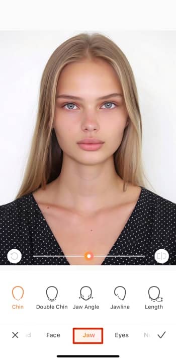 AirBrush App Screenshot EN - Celebrity Look Alike Jawline Shaping jaw