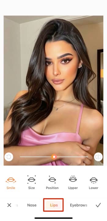 AirBrush App Screenshot EN - Lip Filler Simulator lips