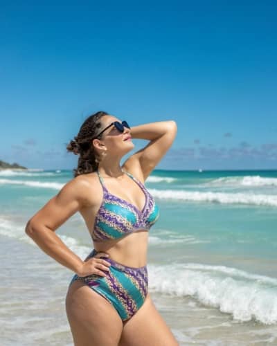 Body Filter slim - woman in swimsuit after