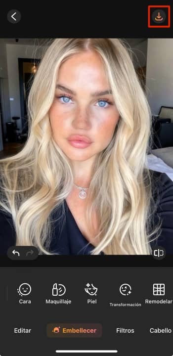 AirBrush App Screenshot ES - matte skin download