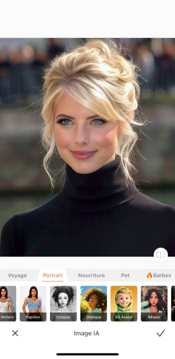 AirBrush App Screenshot FR - photo to drawing choose the style