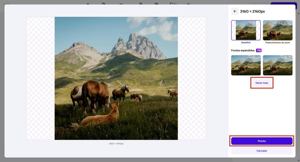 Photoroom Web Screenshot PT - Image Extender 3