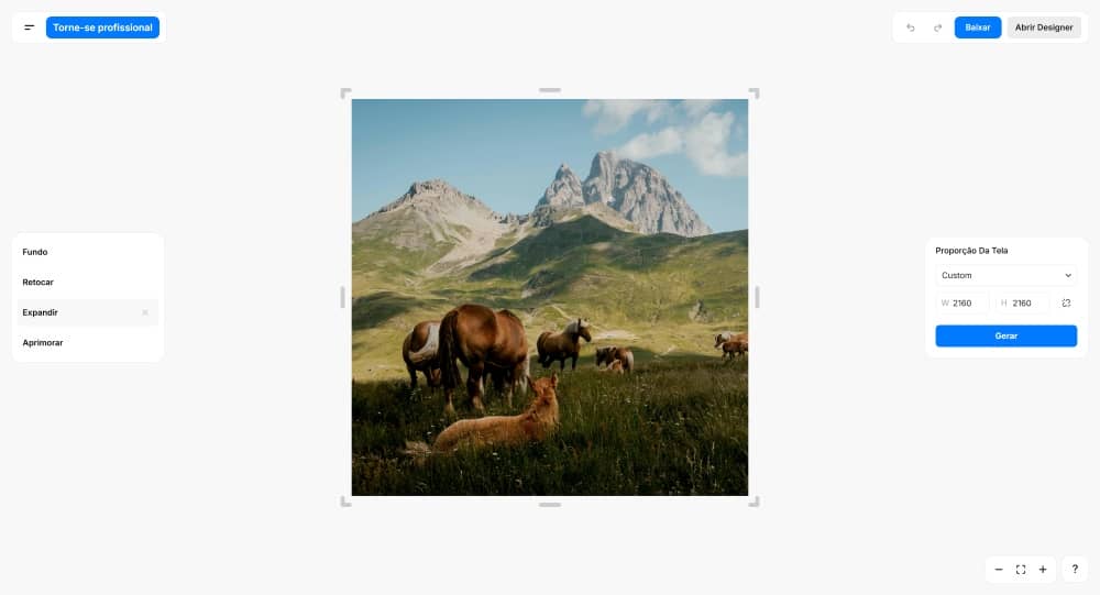 Pixelcut Web Screenshot PT - Image Extender 2
