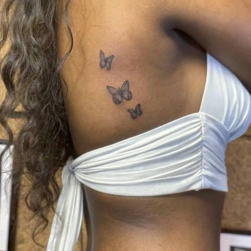 remove tattoo - example tattoo on the back before