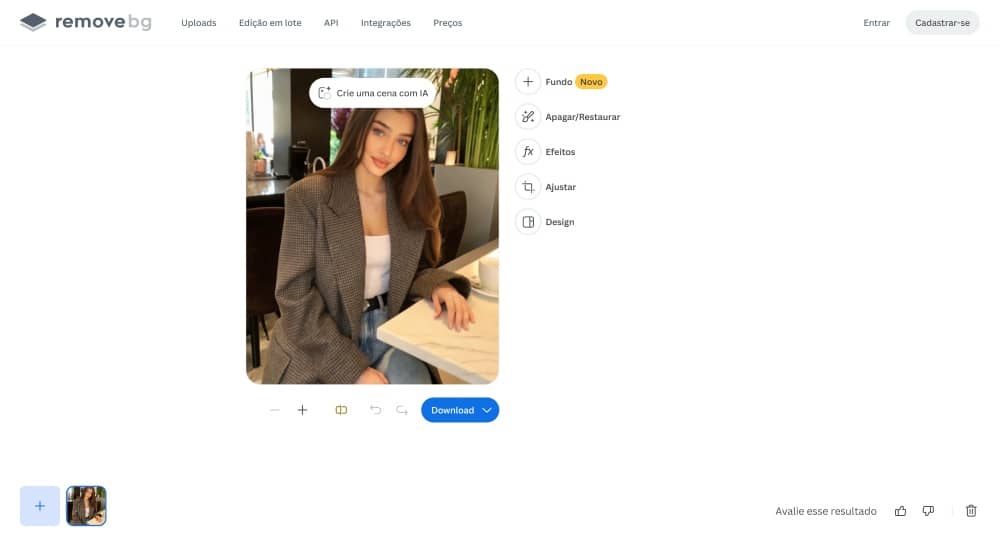 remove.bg Web Screenshot PT - remove background upload image