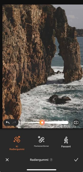 AirBrush App Screenshot DE - remove watermark result