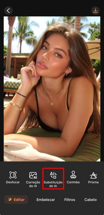 AirBrush App Screenshot PT - tattoo ai replace