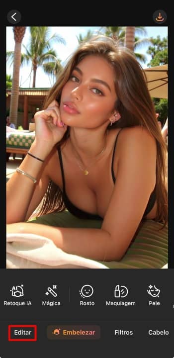 AirBrush App Screenshot PT - tattoo edit