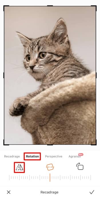 AirBrush App Screenshot FR - invert image crop rotate