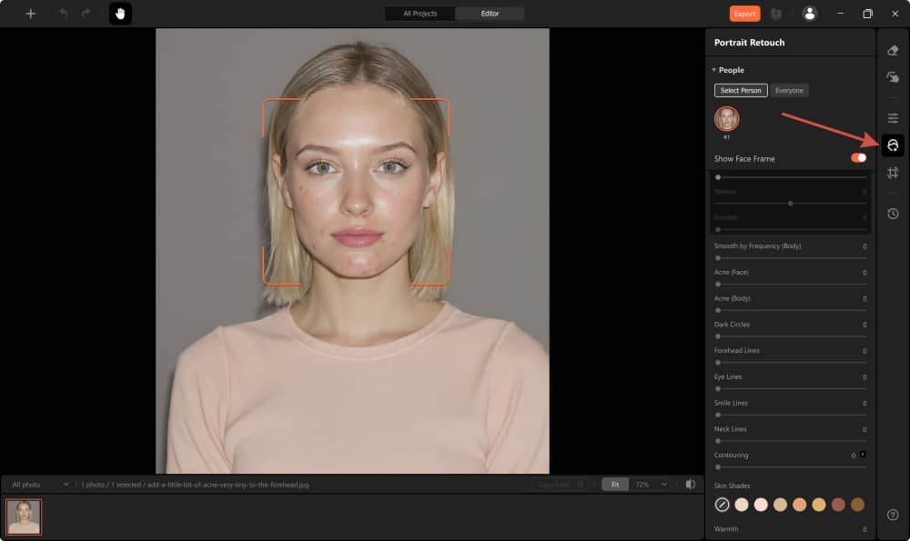 AirBrush Studio Screenshot EN - Face Editing Apps Face Retouch