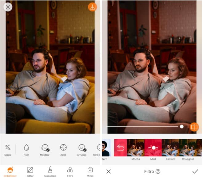 Pareja viendo Netflix