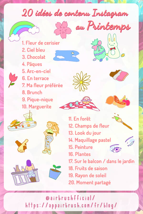 20 idées de posts Instagram pour le printemps01