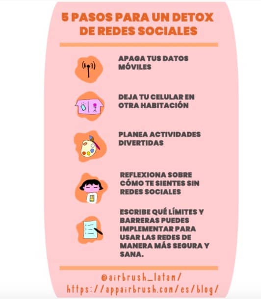 5 pasos para un detox de redes sociales
