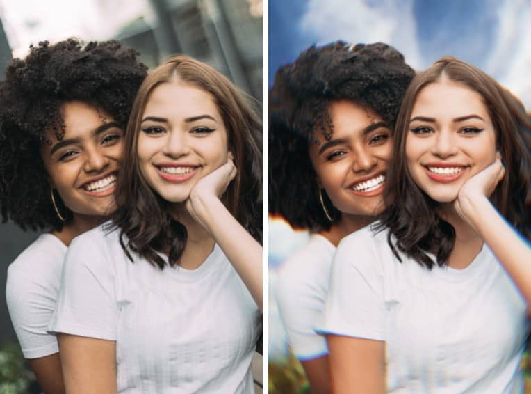 La foto perfecta con tu mejor amiga