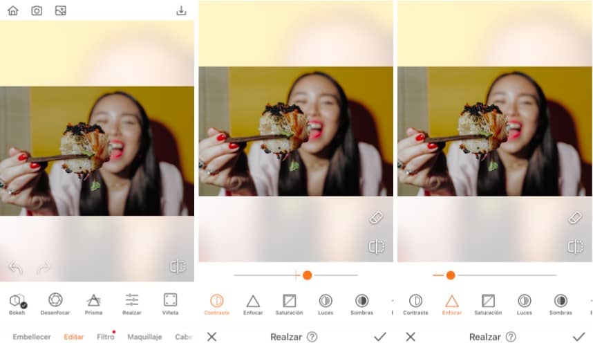 5 fotos con comida