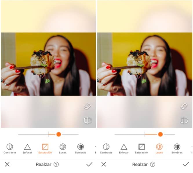 5 fotos con comida