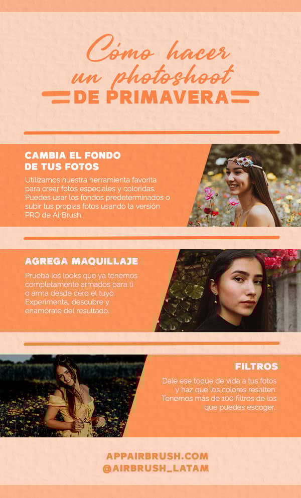 Cómo hacer un photoshoot de primavera