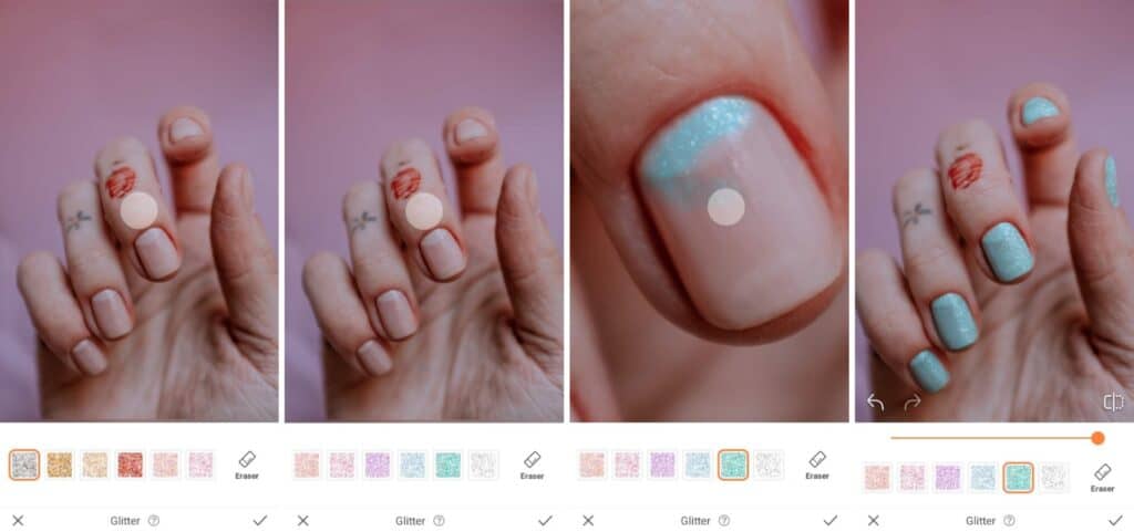 Trendy Manicures - glitter