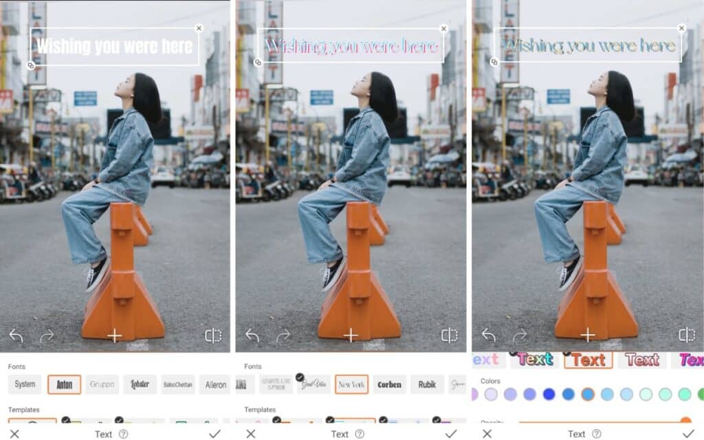 woman sitting on barrier