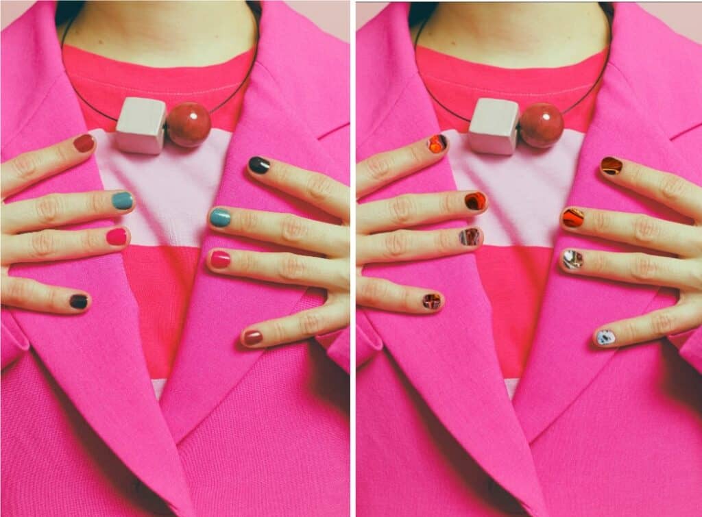 hands on jacket lapels