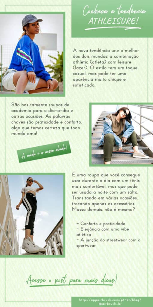 Infográfico com cores verdes e resumo do assunto do post