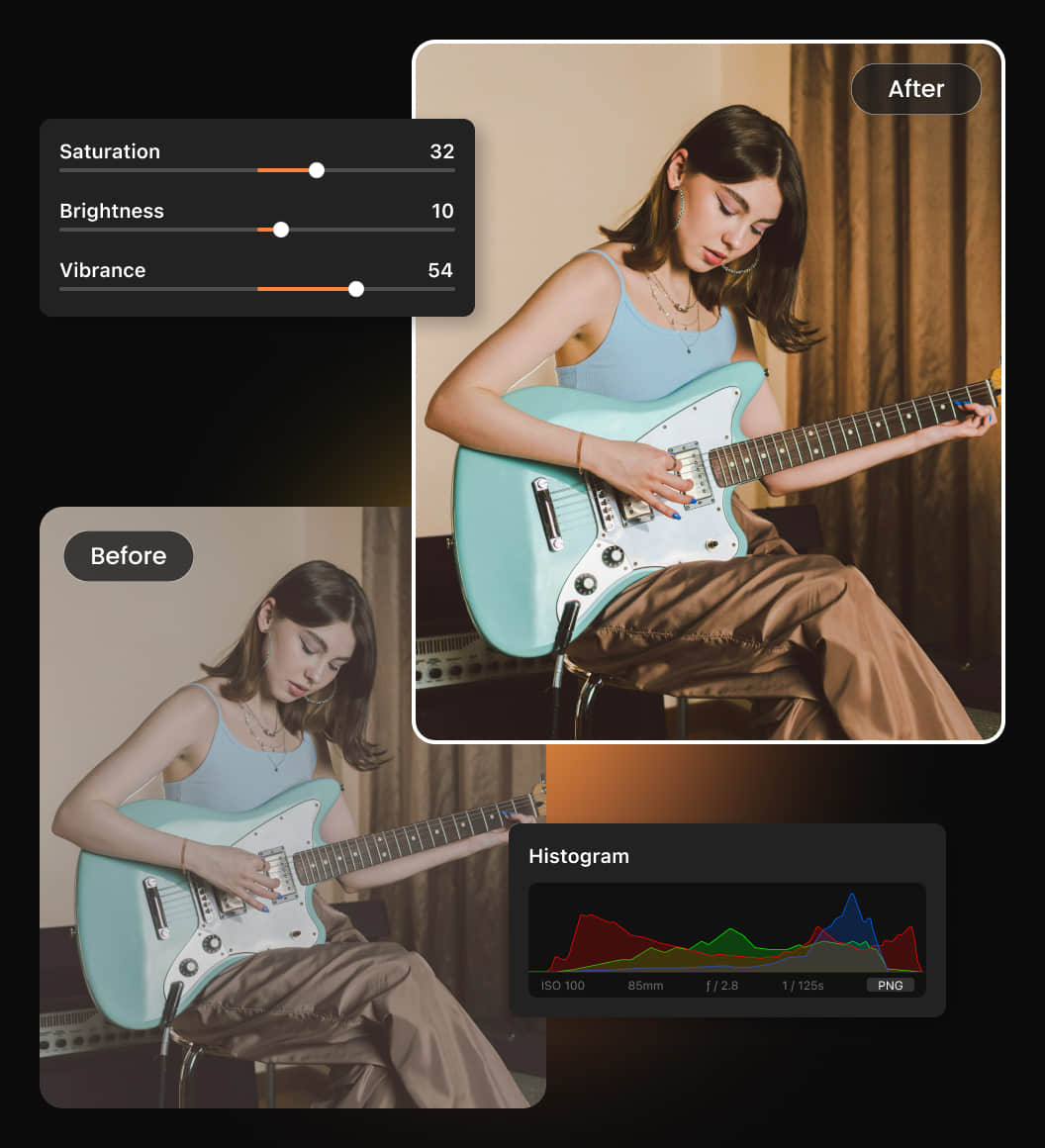 Mudar de Cores de Fotos