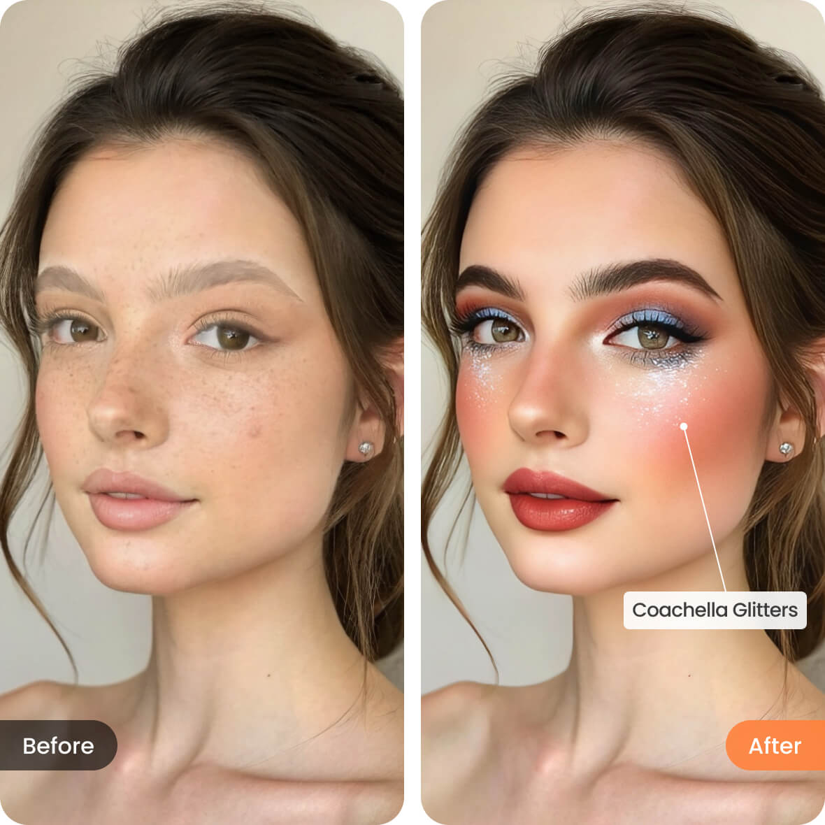 Maquillaje temático con IA: de Halloween a San Valentín
